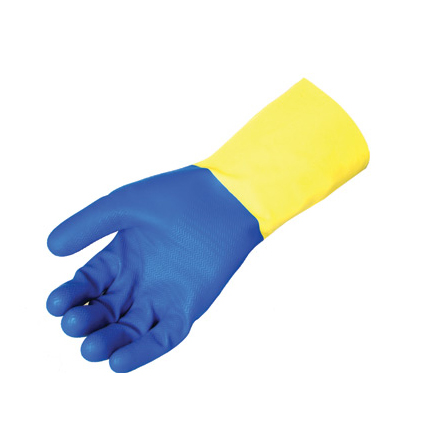 Radnor Blue Yellow Neoprene Glove Size 9 - Gloves